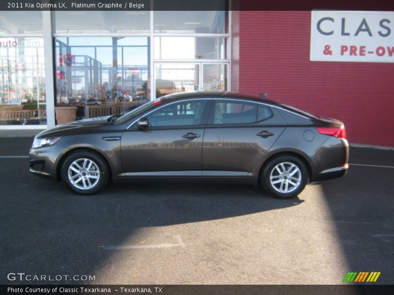 Platinum Graphite / Beige 2011 Kia Optima LX
