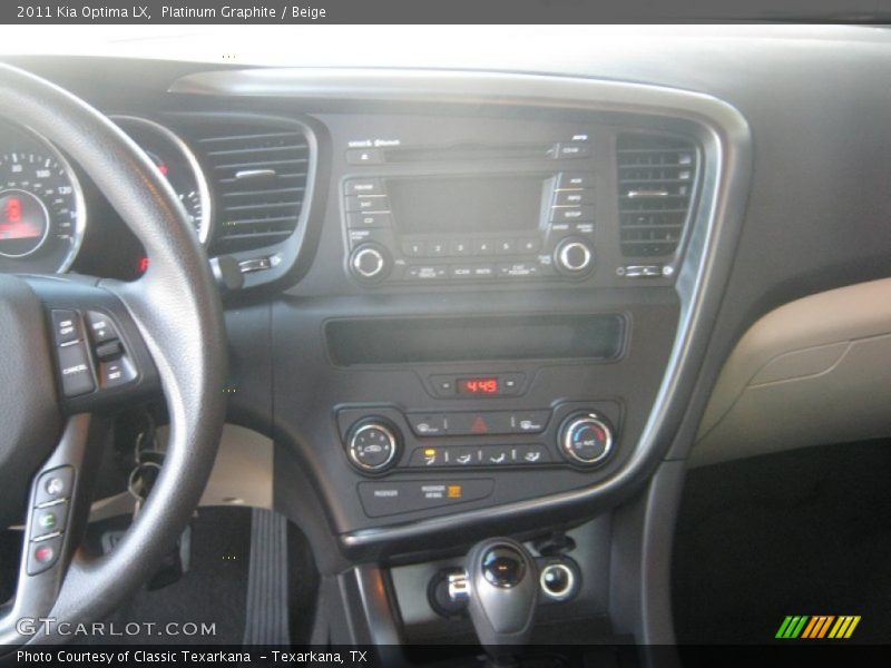 Platinum Graphite / Beige 2011 Kia Optima LX