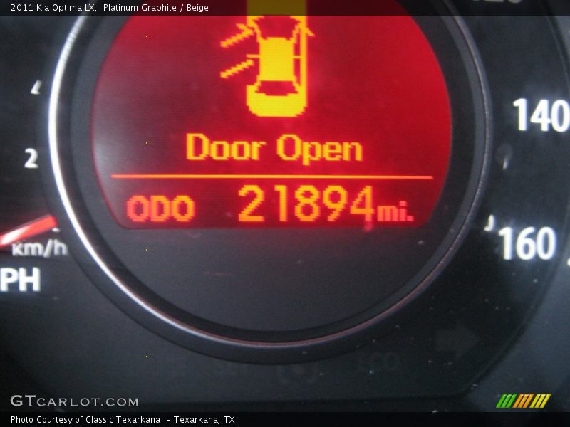 Platinum Graphite / Beige 2011 Kia Optima LX