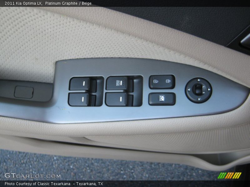Platinum Graphite / Beige 2011 Kia Optima LX
