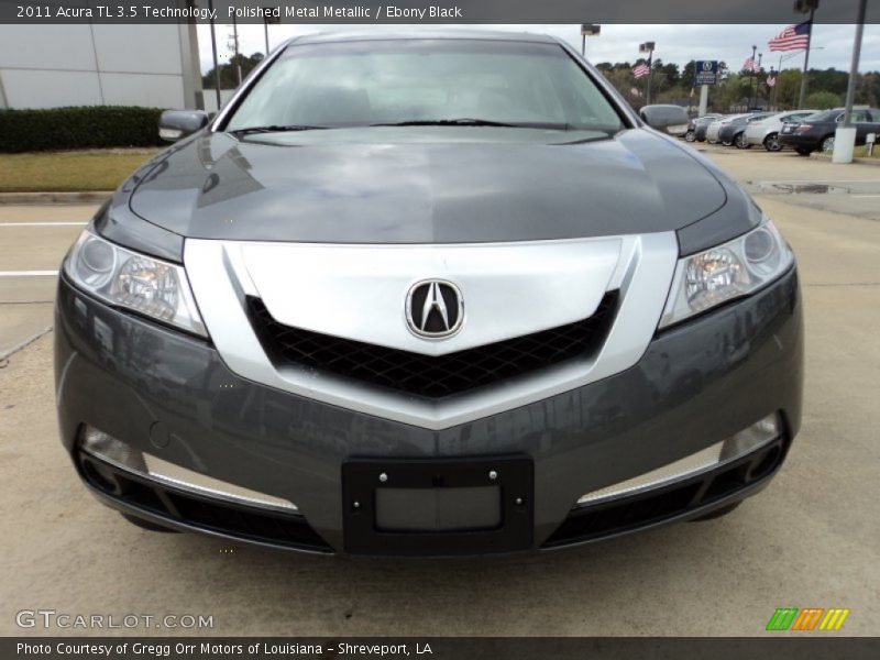 Polished Metal Metallic / Ebony Black 2011 Acura TL 3.5 Technology