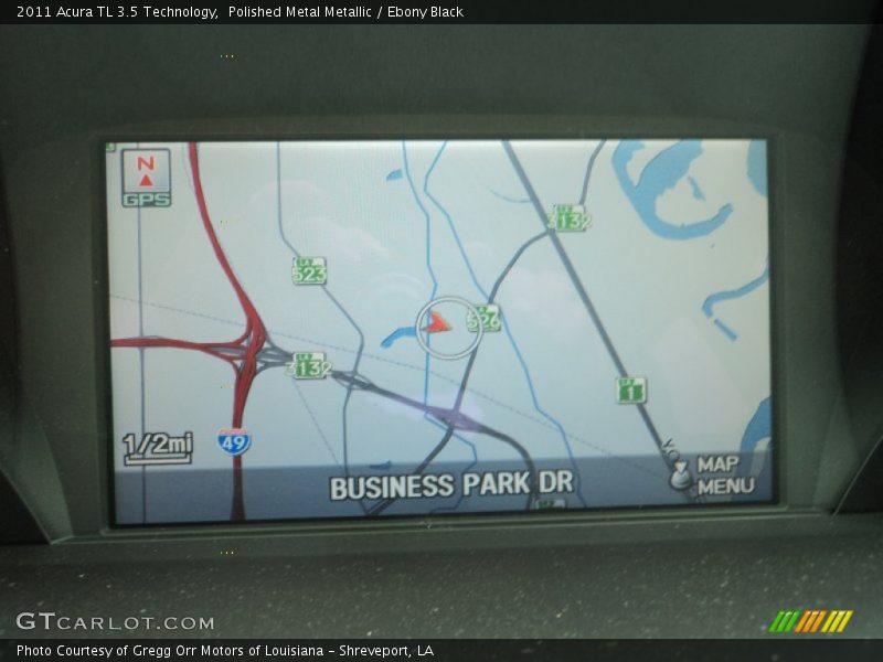 Navigation of 2011 TL 3.5 Technology