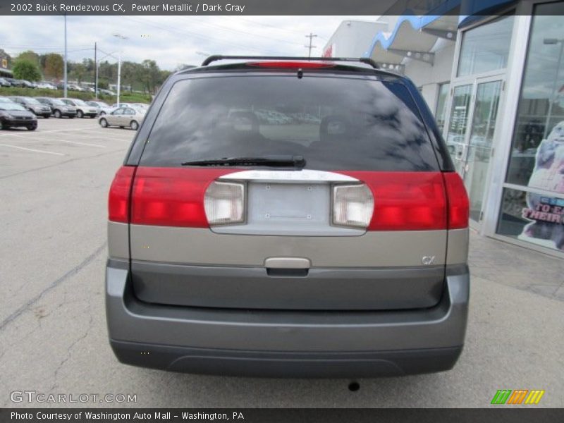 Pewter Metallic / Dark Gray 2002 Buick Rendezvous CX