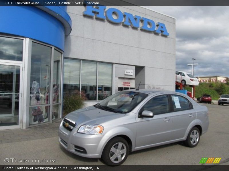 Cosmic Silver / Charcoal 2010 Chevrolet Aveo LT Sedan