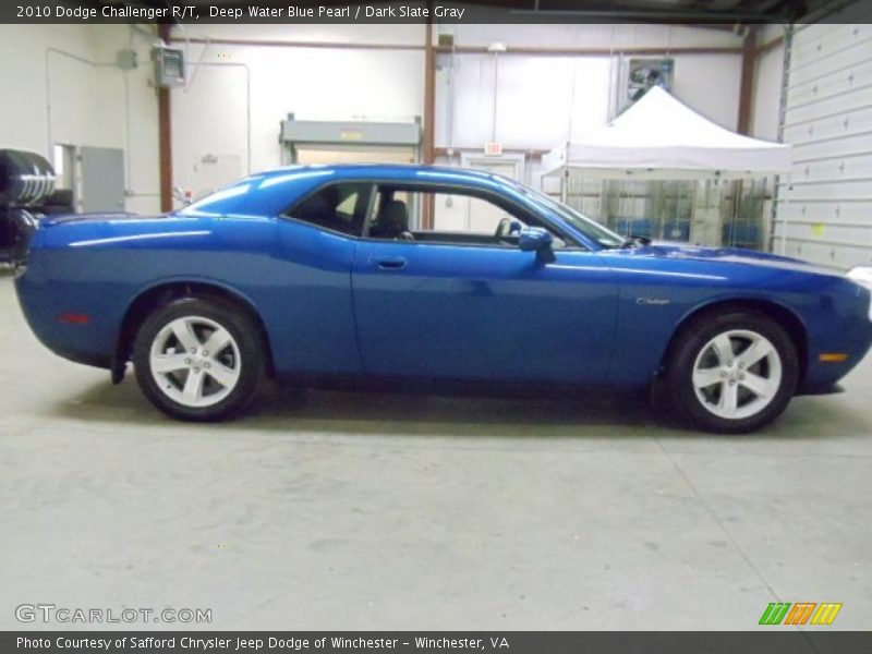 Deep Water Blue Pearl / Dark Slate Gray 2010 Dodge Challenger R/T