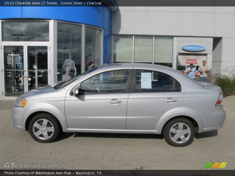 Cosmic Silver / Charcoal 2010 Chevrolet Aveo LT Sedan