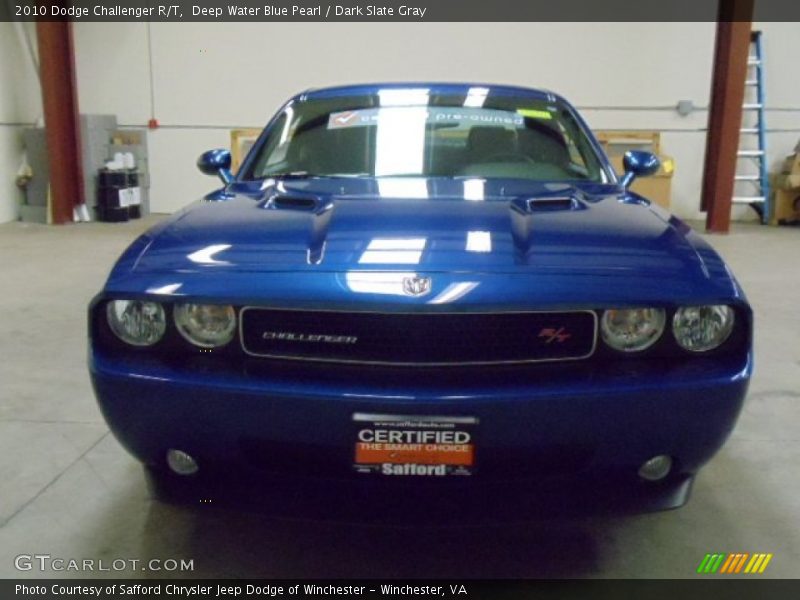 Deep Water Blue Pearl / Dark Slate Gray 2010 Dodge Challenger R/T