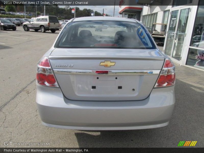 Cosmic Silver / Charcoal 2010 Chevrolet Aveo LT Sedan
