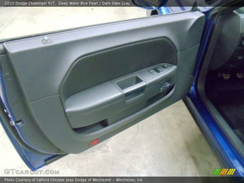Deep Water Blue Pearl / Dark Slate Gray 2010 Dodge Challenger R/T