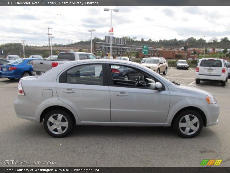 Cosmic Silver / Charcoal 2010 Chevrolet Aveo LT Sedan