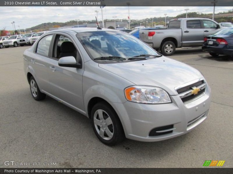 Cosmic Silver / Charcoal 2010 Chevrolet Aveo LT Sedan