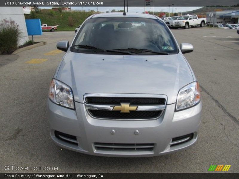 Cosmic Silver / Charcoal 2010 Chevrolet Aveo LT Sedan