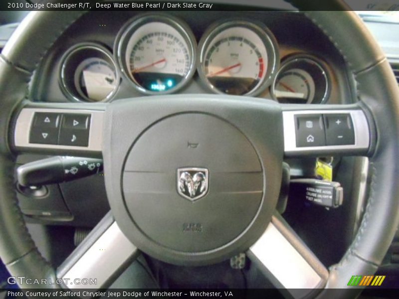 Deep Water Blue Pearl / Dark Slate Gray 2010 Dodge Challenger R/T