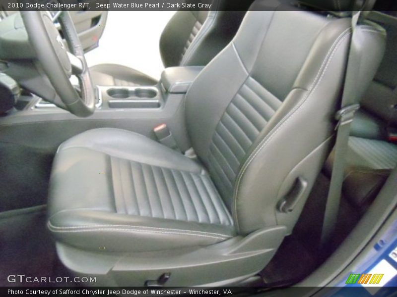 Deep Water Blue Pearl / Dark Slate Gray 2010 Dodge Challenger R/T