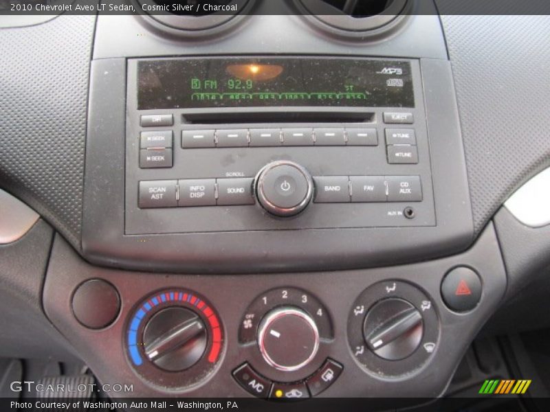 Cosmic Silver / Charcoal 2010 Chevrolet Aveo LT Sedan
