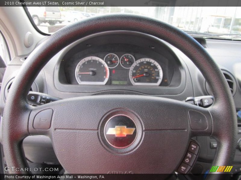 Cosmic Silver / Charcoal 2010 Chevrolet Aveo LT Sedan