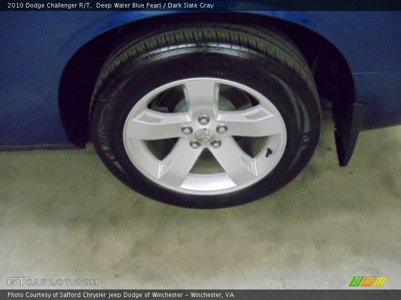 Deep Water Blue Pearl / Dark Slate Gray 2010 Dodge Challenger R/T