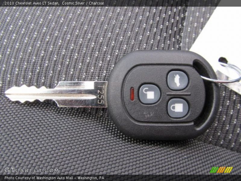 Cosmic Silver / Charcoal 2010 Chevrolet Aveo LT Sedan