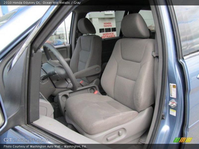 Ocean Mist Metallic / Gray 2010 Honda Odyssey EX