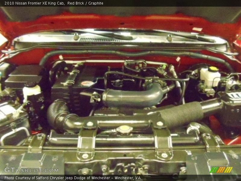 2010 Frontier XE King Cab Engine - 2.5 Liter DOHC 16-Valve CVTCS 4 Cylinder