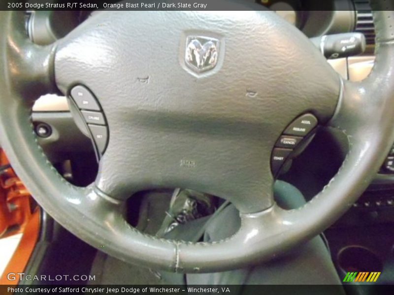 Orange Blast Pearl / Dark Slate Gray 2005 Dodge Stratus R/T Sedan