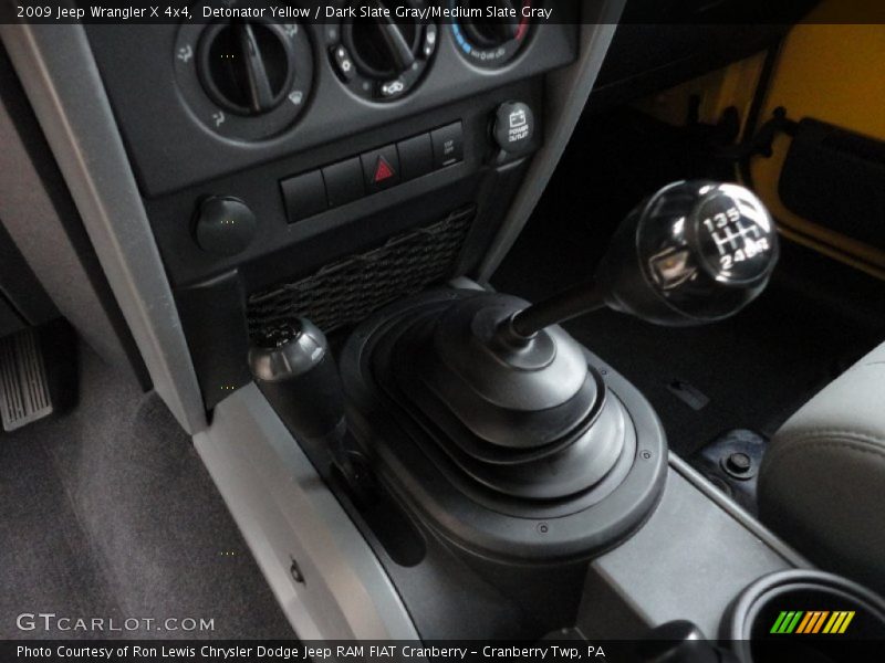 Detonator Yellow / Dark Slate Gray/Medium Slate Gray 2009 Jeep Wrangler X 4x4