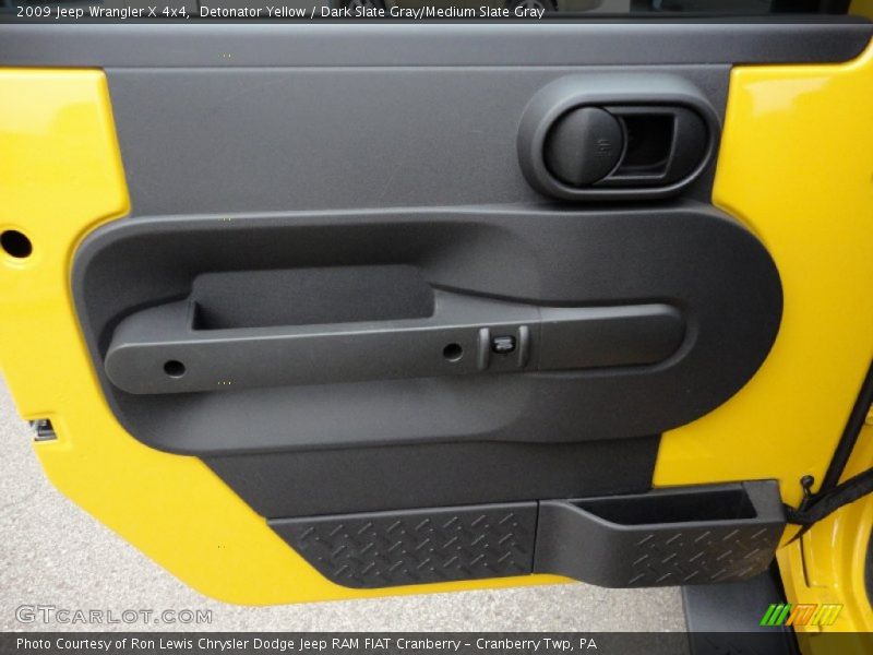 Detonator Yellow / Dark Slate Gray/Medium Slate Gray 2009 Jeep Wrangler X 4x4