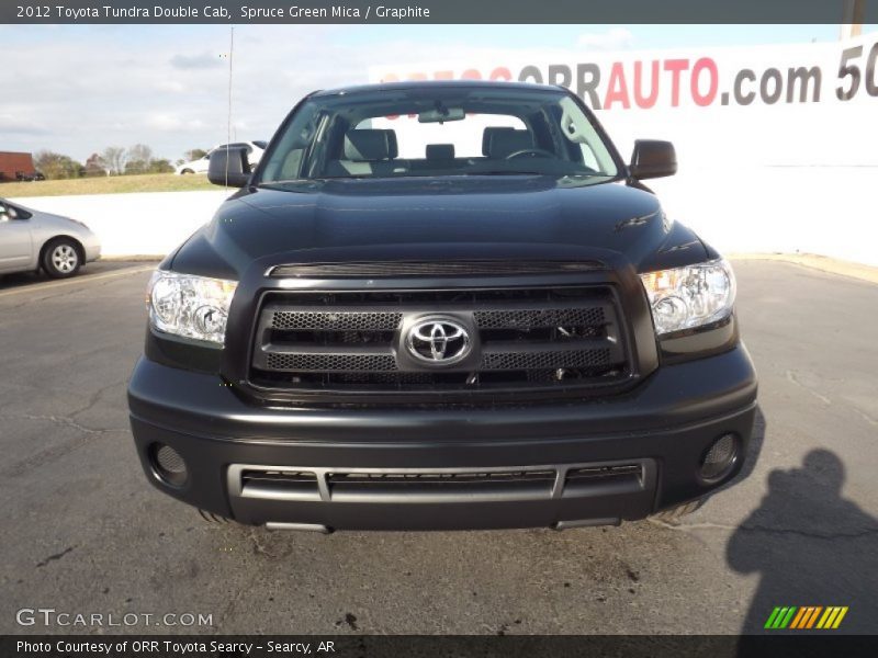 Spruce Green Mica / Graphite 2012 Toyota Tundra Double Cab