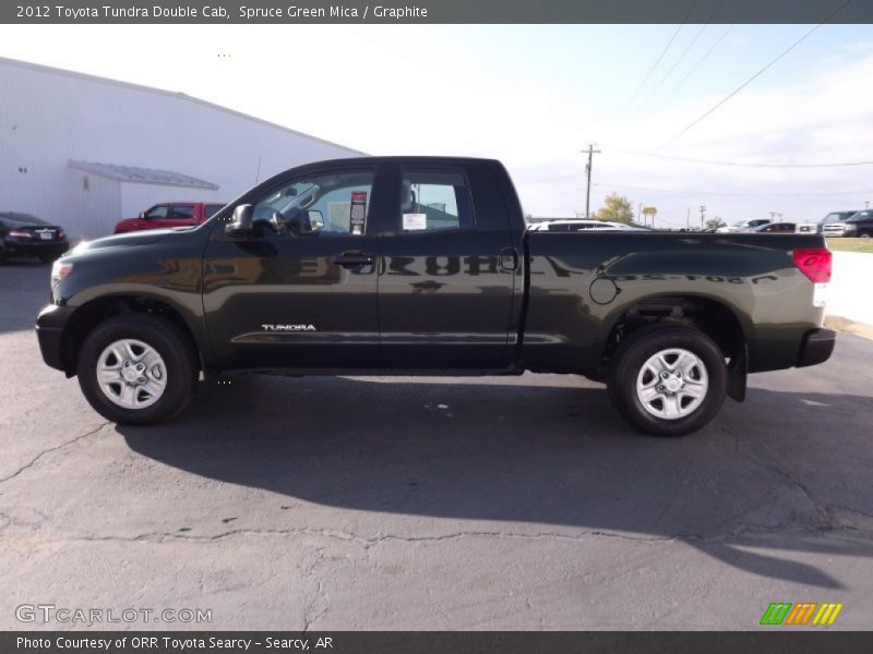 Spruce Green Mica / Graphite 2012 Toyota Tundra Double Cab