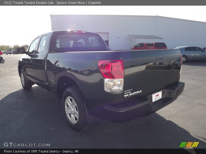 Spruce Green Mica / Graphite 2012 Toyota Tundra Double Cab