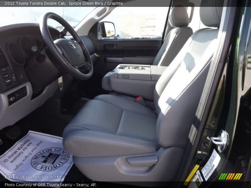 Spruce Green Mica / Graphite 2012 Toyota Tundra Double Cab