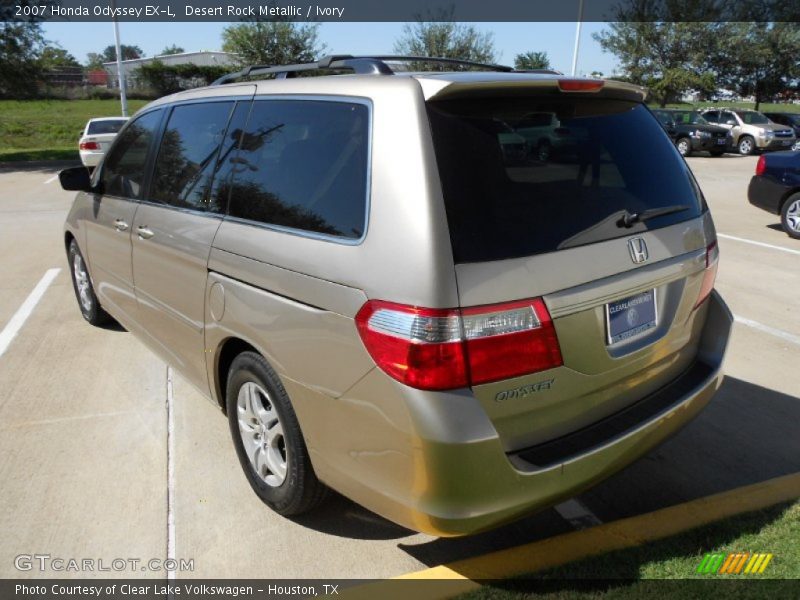 Desert Rock Metallic / Ivory 2007 Honda Odyssey EX-L