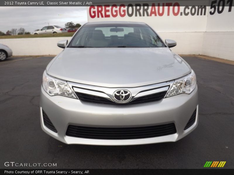 Classic Silver Metallic / Ash 2012 Toyota Camry LE