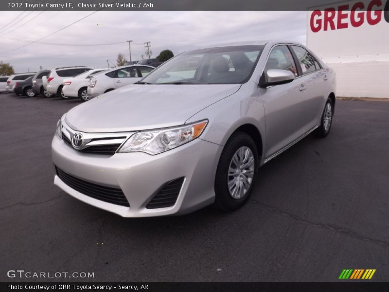 Classic Silver Metallic / Ash 2012 Toyota Camry LE