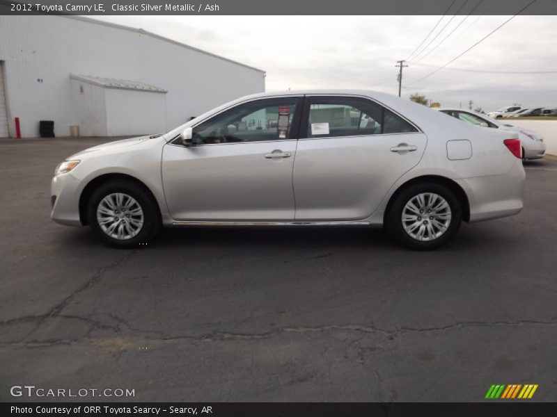 Classic Silver Metallic / Ash 2012 Toyota Camry LE