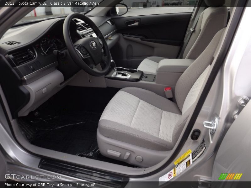 Classic Silver Metallic / Ash 2012 Toyota Camry LE