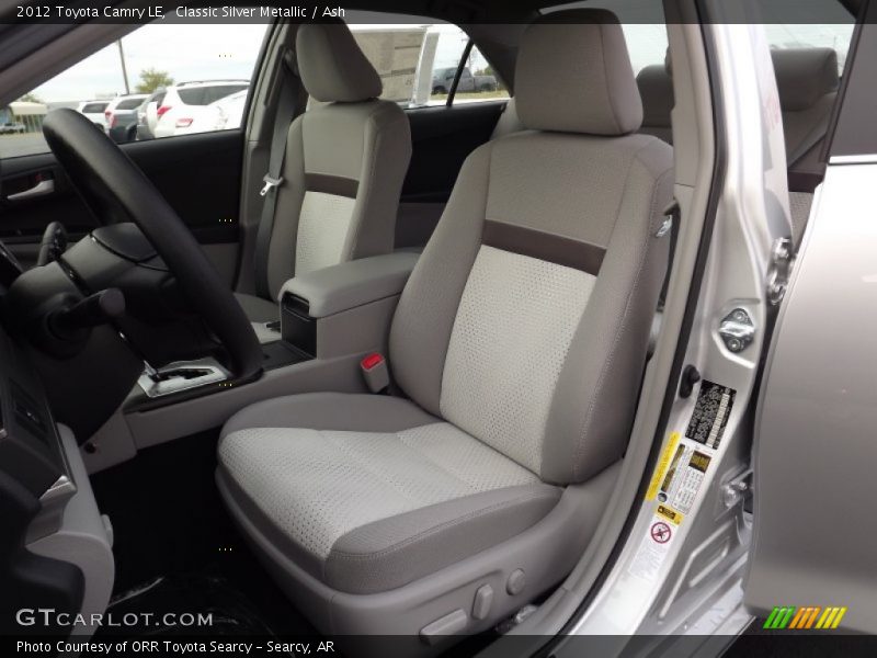 Classic Silver Metallic / Ash 2012 Toyota Camry LE
