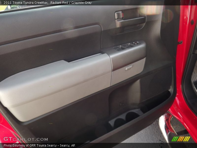 Radiant Red / Graphite Gray 2011 Toyota Tundra CrewMax