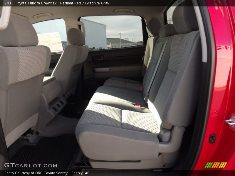 Radiant Red / Graphite Gray 2011 Toyota Tundra CrewMax