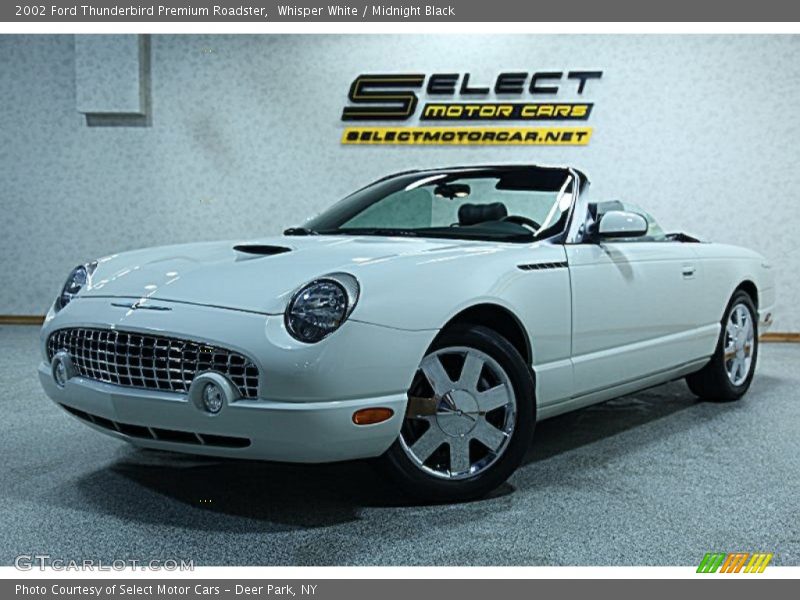 Whisper White / Midnight Black 2002 Ford Thunderbird Premium Roadster
