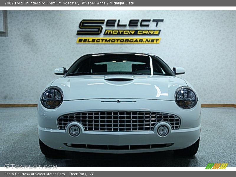 Whisper White / Midnight Black 2002 Ford Thunderbird Premium Roadster