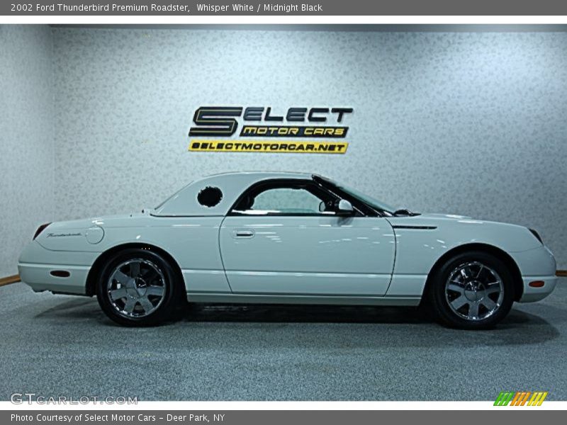 Whisper White / Midnight Black 2002 Ford Thunderbird Premium Roadster