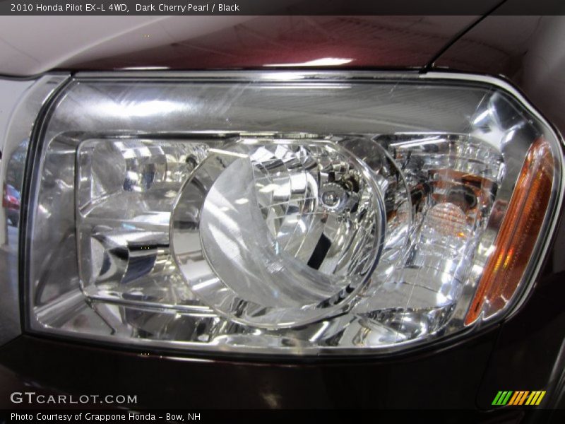 Dark Cherry Pearl / Black 2010 Honda Pilot EX-L 4WD
