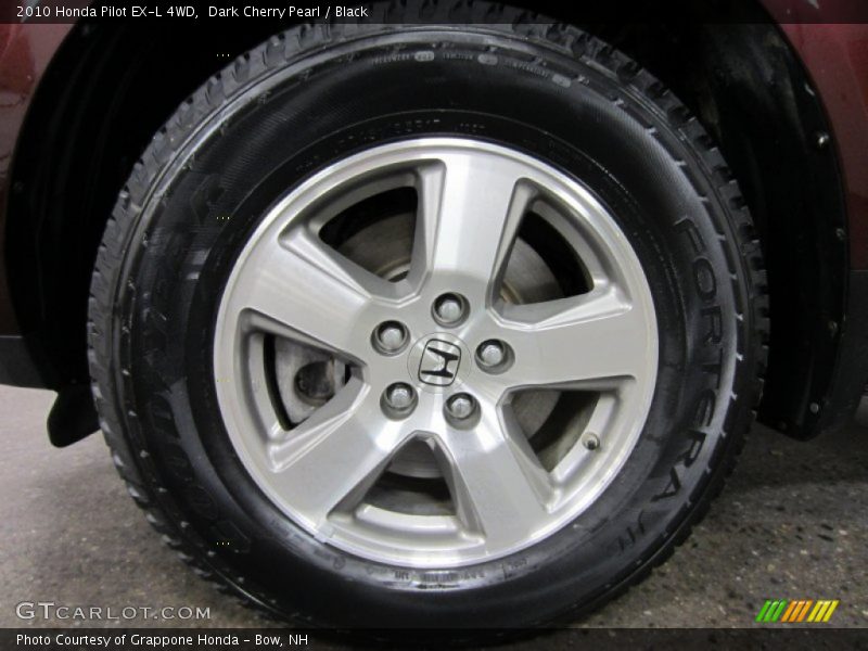 Dark Cherry Pearl / Black 2010 Honda Pilot EX-L 4WD