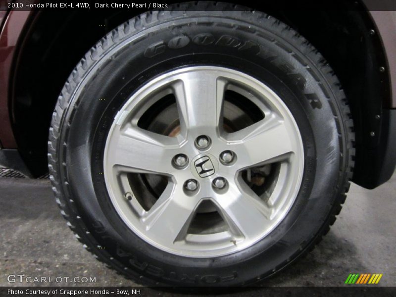 Dark Cherry Pearl / Black 2010 Honda Pilot EX-L 4WD
