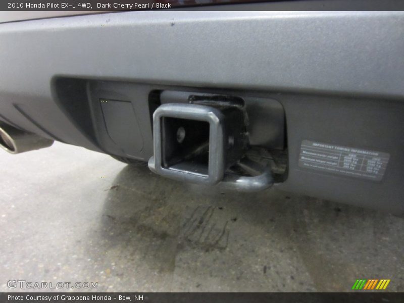 Dark Cherry Pearl / Black 2010 Honda Pilot EX-L 4WD