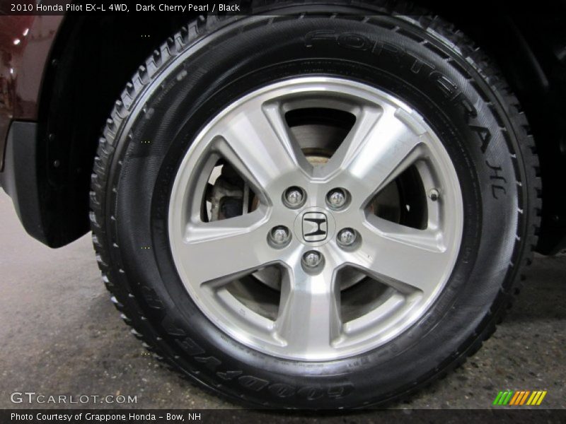 Dark Cherry Pearl / Black 2010 Honda Pilot EX-L 4WD