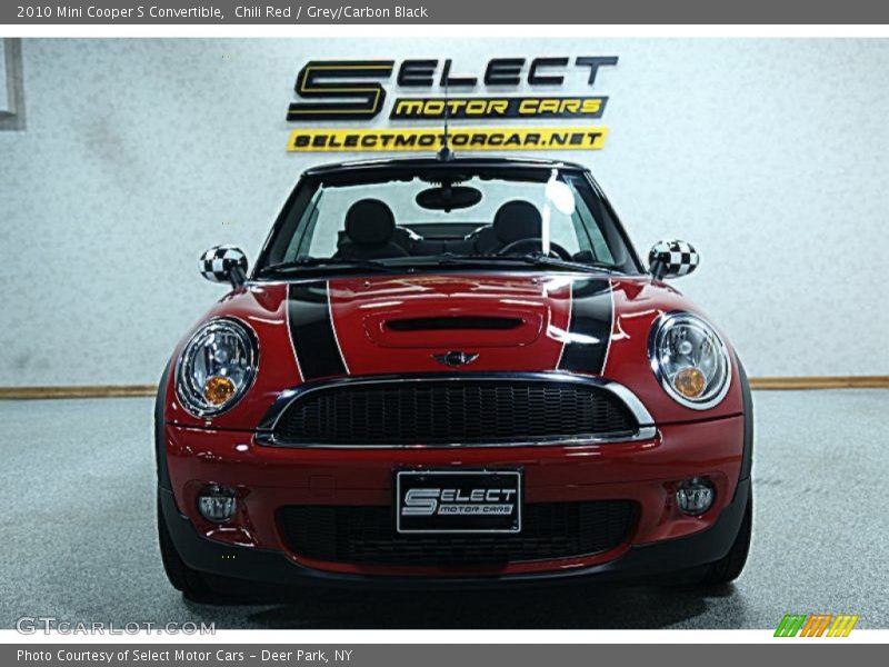 Chili Red / Grey/Carbon Black 2010 Mini Cooper S Convertible