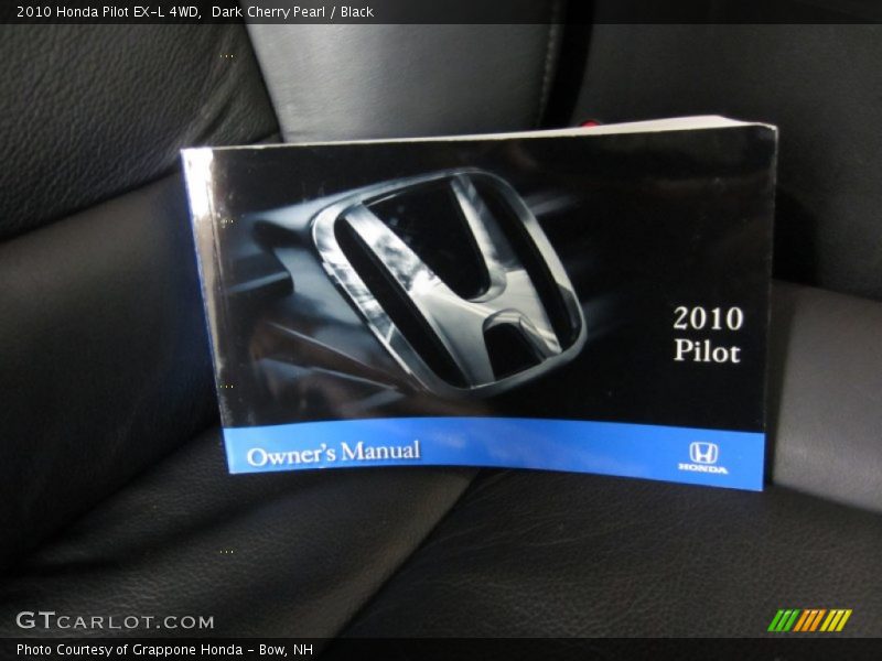 Dark Cherry Pearl / Black 2010 Honda Pilot EX-L 4WD