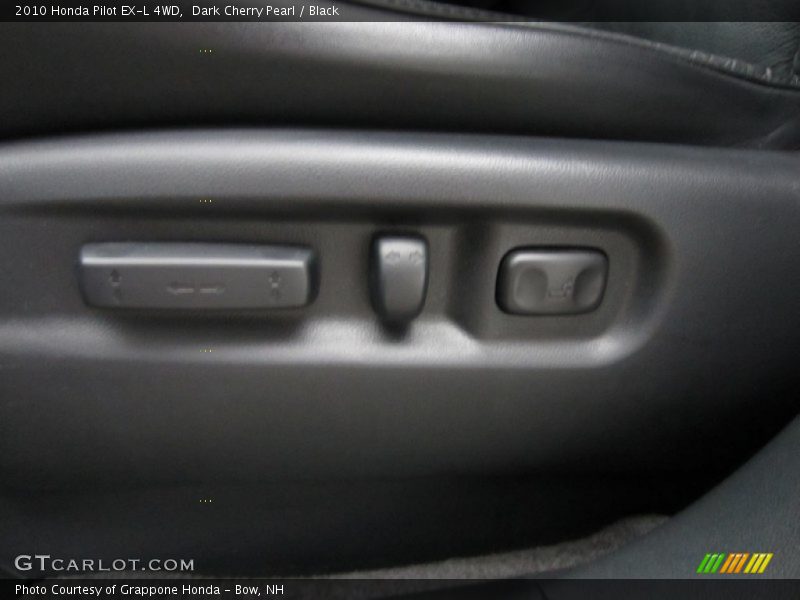 Dark Cherry Pearl / Black 2010 Honda Pilot EX-L 4WD